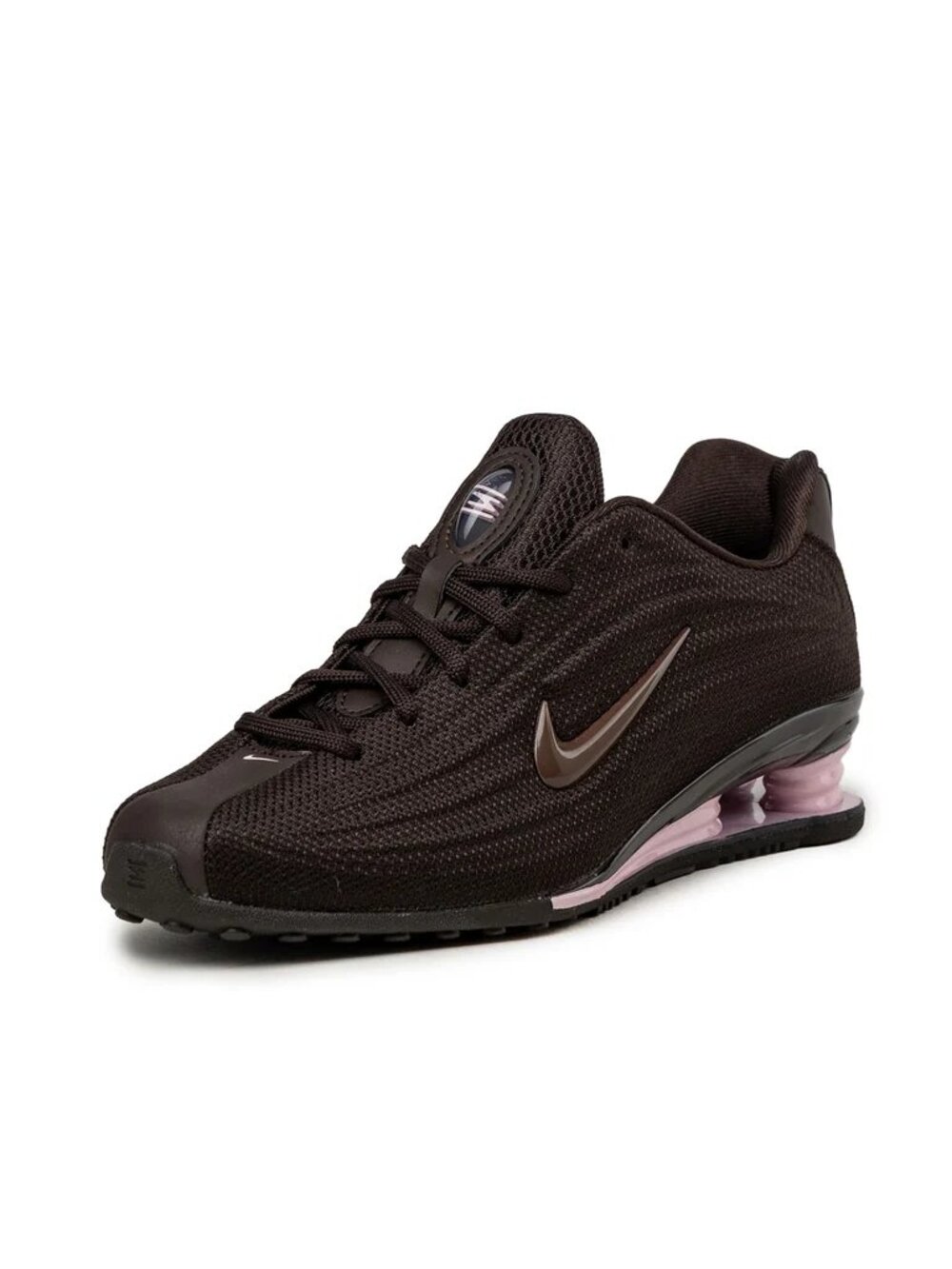 Nike Shox R4 Sneakers Womens Size 9 Brown Pink HQ7540-200 Mesh Y2K Retro NWB